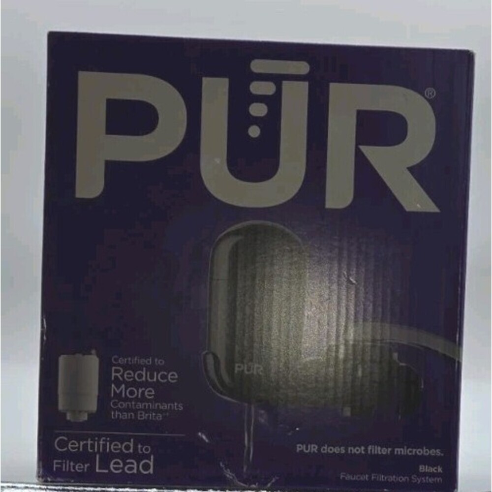 1 Pur MAX ION Basic Faucet Filtration System - Black Finish